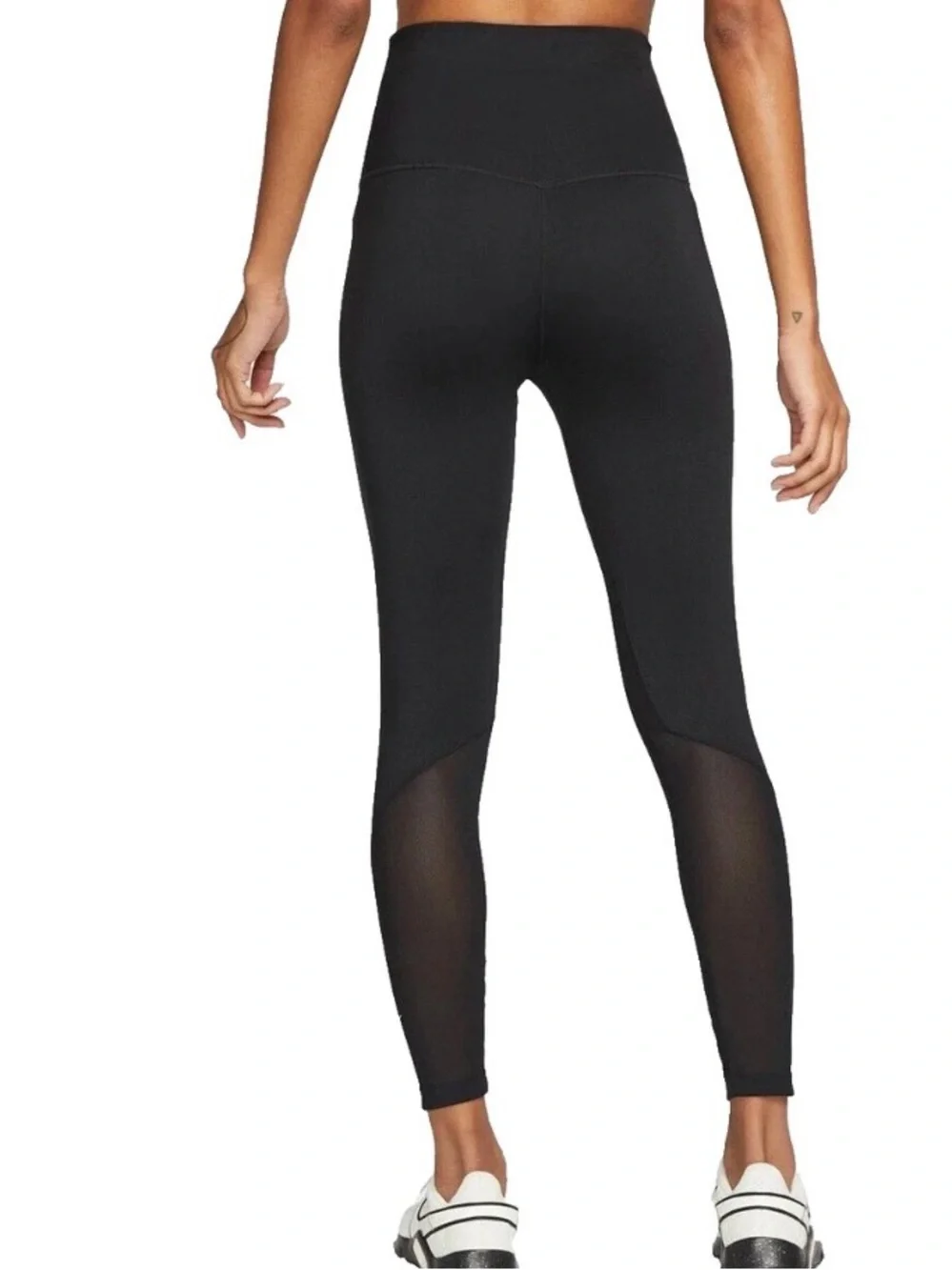 NIKE ONE Women TIGHT FIT HIGH RISE Yoga Leggings-Black XS NWOT